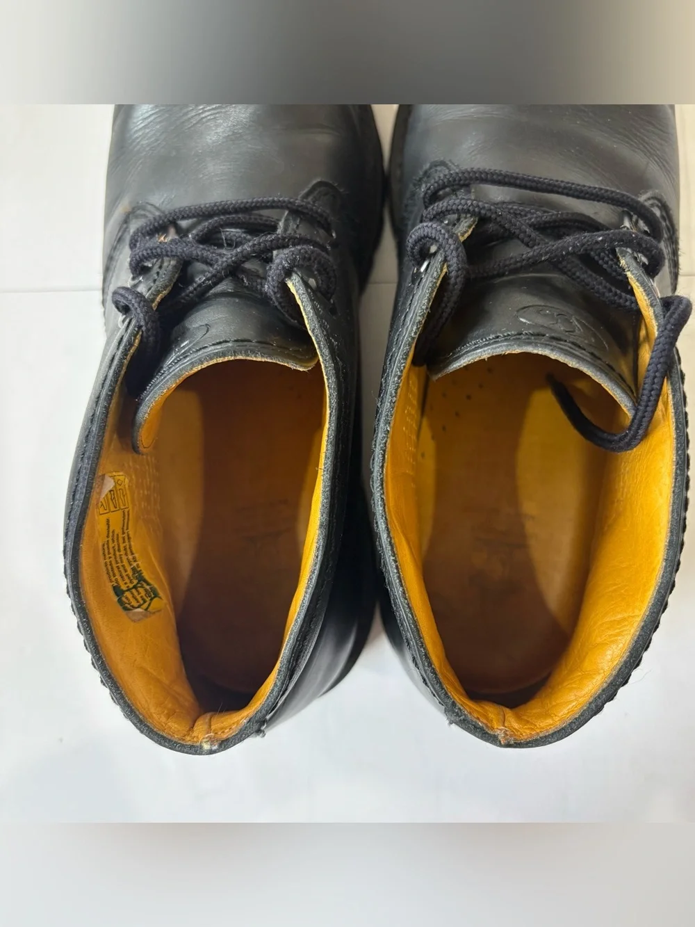 Havana Joe Mens 43 Black Leather Chukka Boots Lace Up Made in Spain